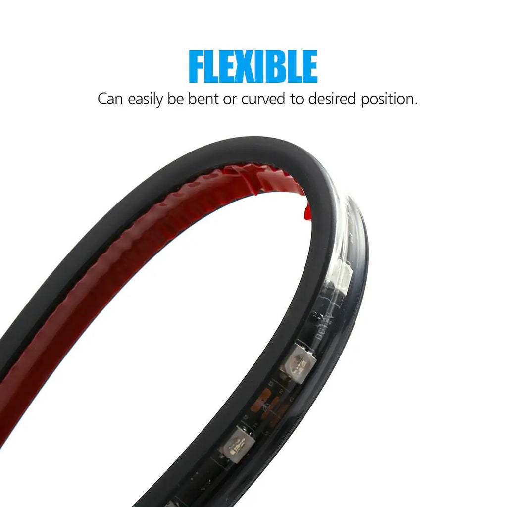 4-Piece RGB Interior LED Car Light Kit — Bluetooth App Control + Music Sync