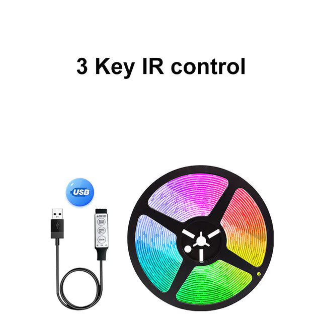 5050 RGB LED Strip Lights – Bluetooth/App Control, Multi-Length Options